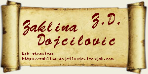 Žaklina Dojčilović vizit kartica